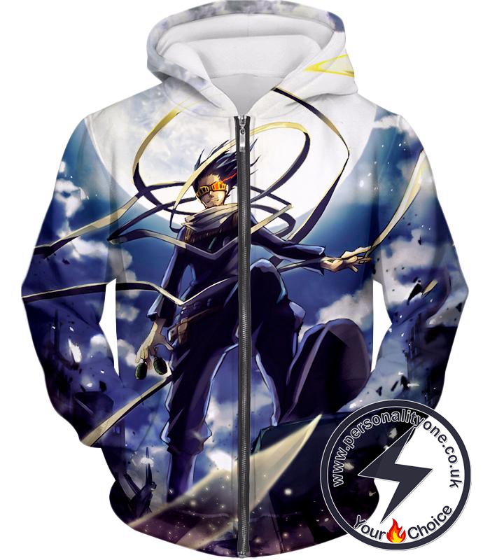 My Hero Academia Amazing Pro Hero Eraserhead Ultimate Action Zip Up Hoodie